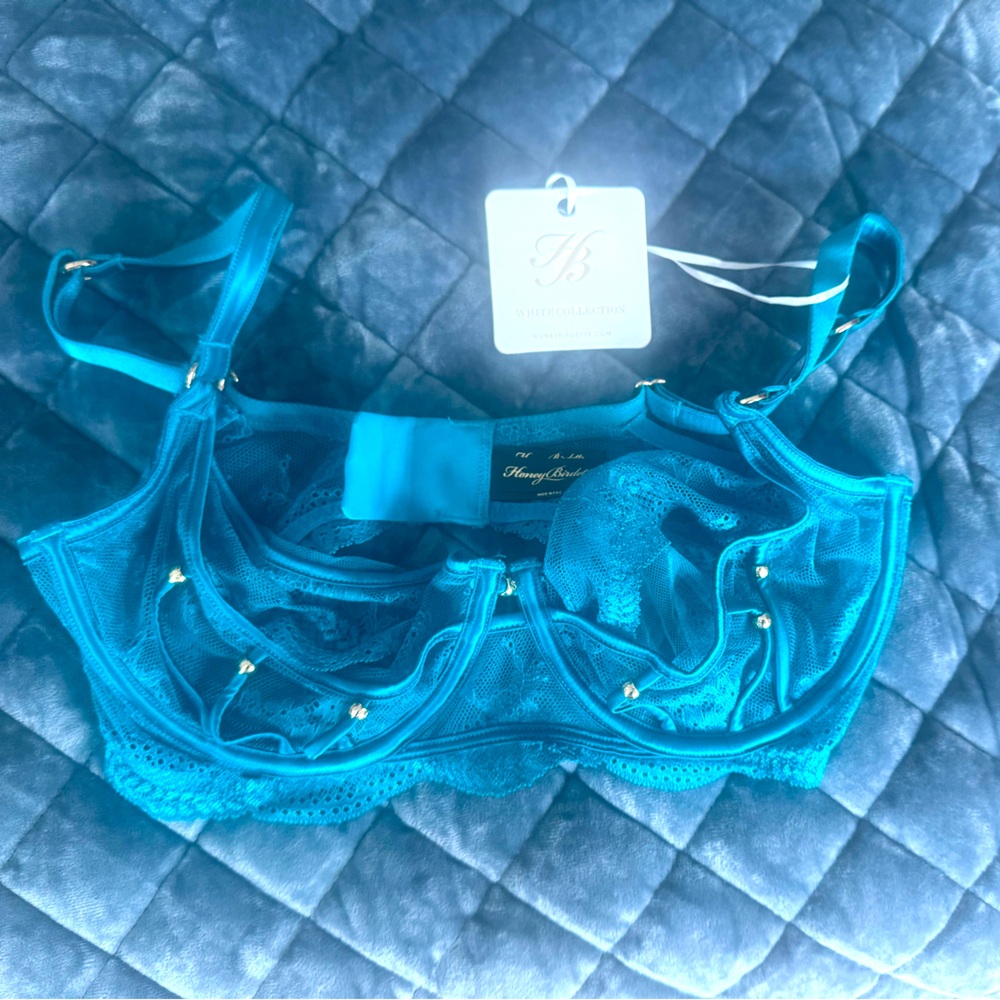 Honey Birdette turquoise bra
